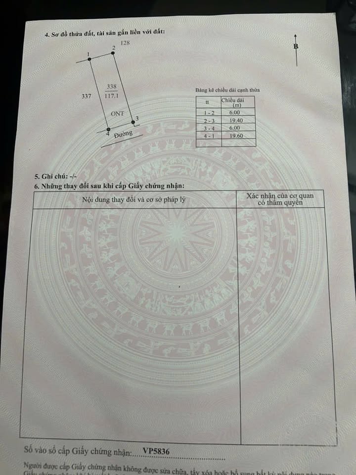 Đất nền Yên Bằng, Ý Yên, 117m² - Cơ hội đầu tư sinh lời lớn!