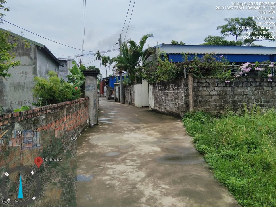 Đất nền Thủy Nguyên Hải Phòng 60m² giá 1.25 tỷ - Đường ô tô vào tận nơi!