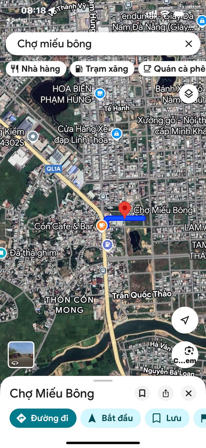 Đất nền góc 2 mặt tiền đường Quốc lộ 1A, Hòa Phước 180m² giá 4 tỷ - Cơ hội đầu tư sinh lời!