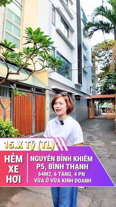 Nhà phố Bình Thạnh 64m² giá thỏa thuận - Hẻm xe hơi, vừa ở vừa kinh doanh!