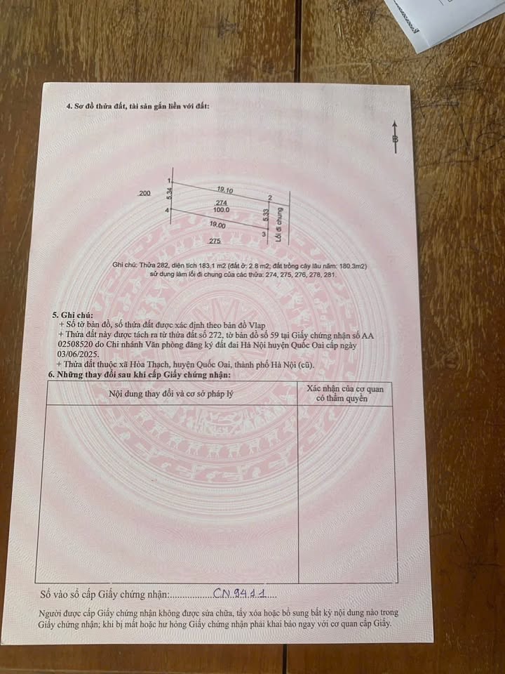 Đất thổ cư Quốc Oai 100m² giá thỏa thuận - Đường vào rộng rãi, chính chủ bán!