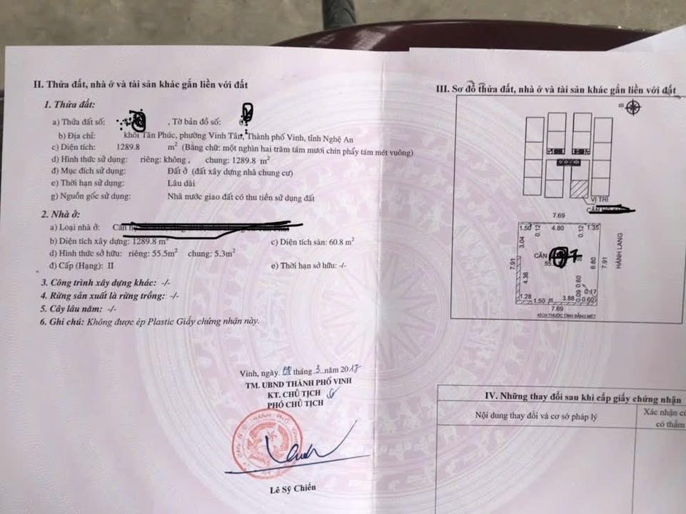 Chung cư Tân Phát Vinh 60m² giá thỏa thuận - Căn góc mới tinh, giá rẻ hơn thị trường 200 triệu!