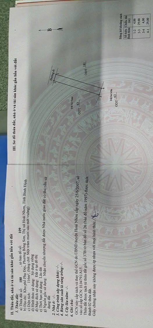 Đất thổ cư Bồng Sơn 116m² giá 800 triệu - Hẻm ô tô vào tận nơi!