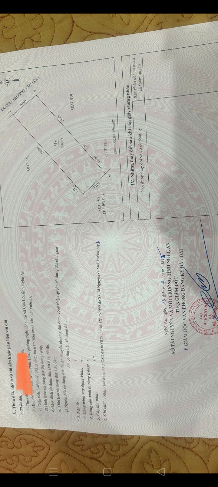 Đất nền mặt đường Trương Văn Lĩnh, Nghi Hòa, 346m² - Giá chỉ 5 tỷ, cơ hội đầu tư tuyệt vời!