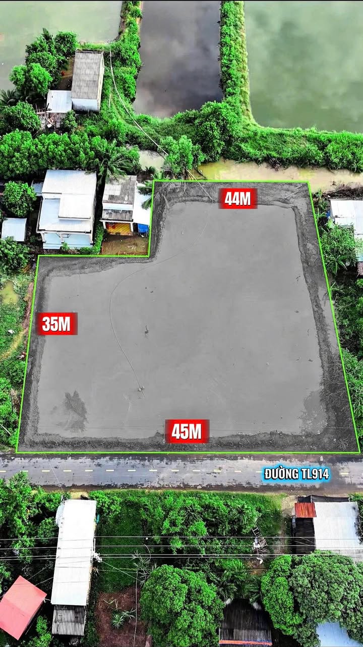 Đất nền Duyên Hải Trà Vinh 1980m² giá 3.15 tỷ - Mặt tiền đường nhựa TL914