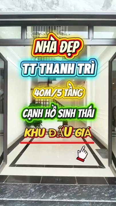 Nhà 5 tầng Ngũ Hiệp - Thanh Trì 40m² giá thỏa thuận - Nội thất đẹp, chính chủ!