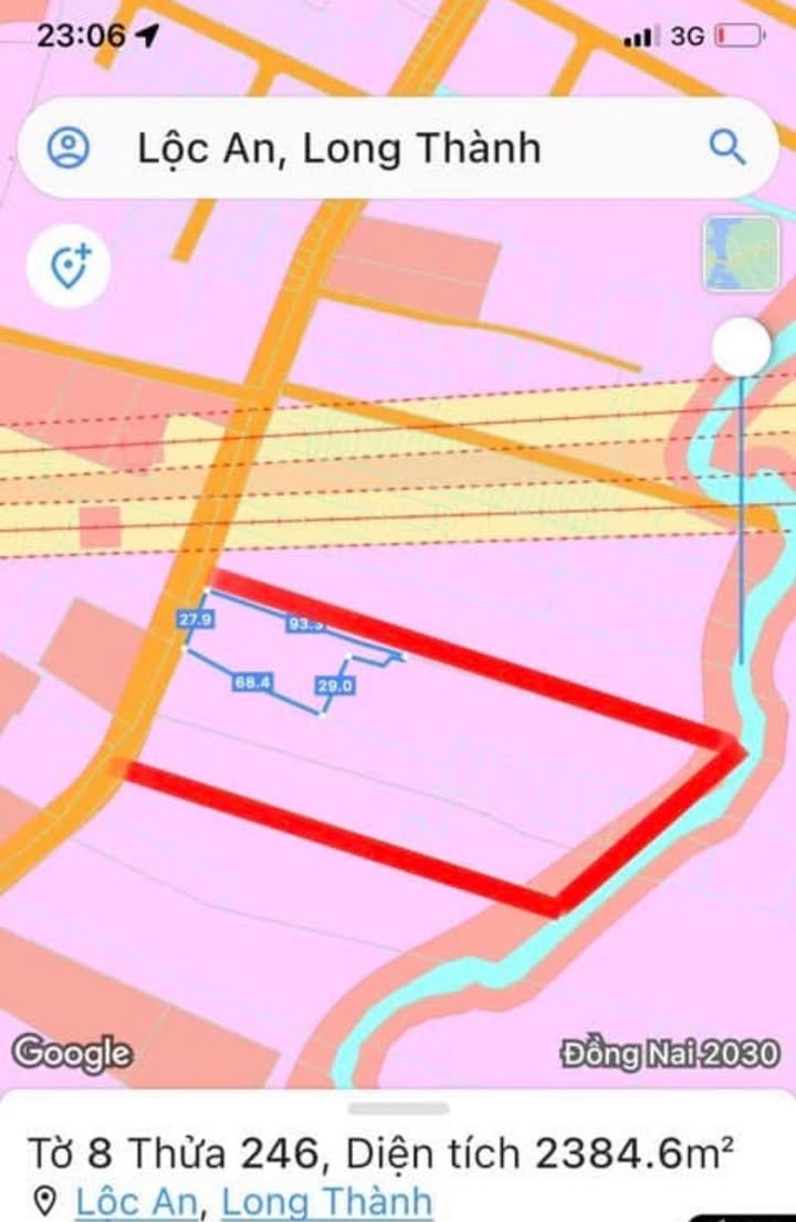 Đất nền 18600m² tại ấp Thanh Bình, Long Thành, Đồng Nai - Vị trí đẹp, tiềm năng đầu tư cao!