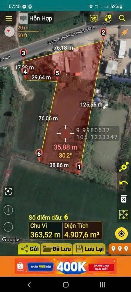 Đất mặt tiền Võ Văn Kiệt, Châu Thành 3100m² giá 11.78 tỷ - Tiềm năng đầu tư lớn!