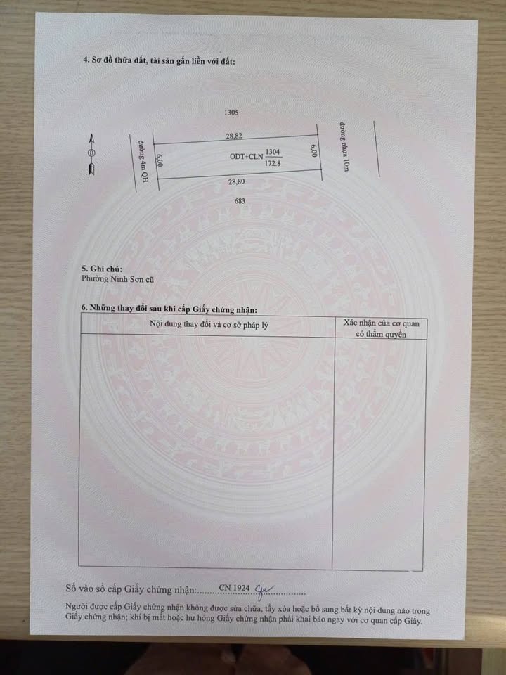 Nhà đất 172m² tại Tây Ninh giá 2.1 tỷ - Gần bệnh viện, chợ