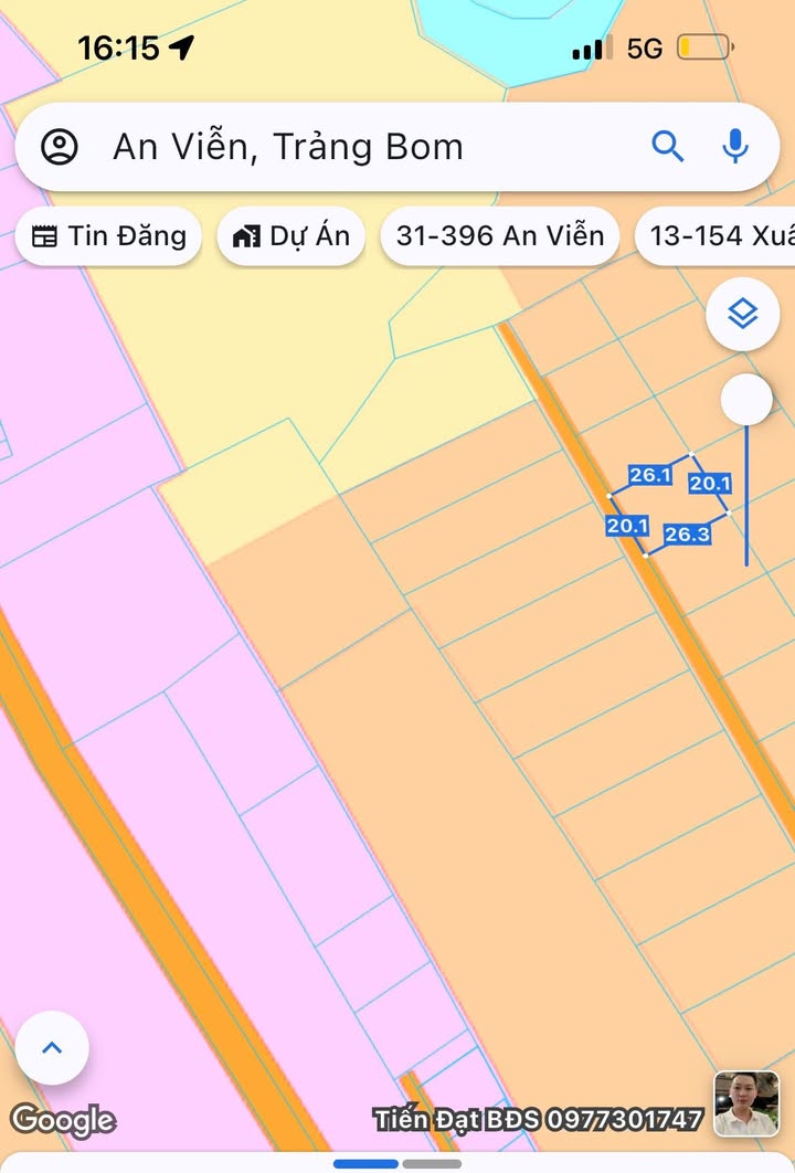 Đất nền An Viễn Trảng Bom 520m² giá 800 triệu - Cơ hội đầu tư hấp dẫn!