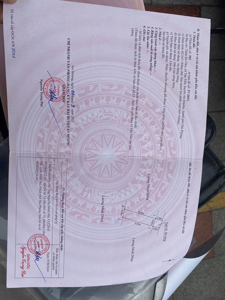 Đất nền Tân Tiến, An Dương 65m² giá 950 triệu - Vị trí đẹp, kinh doanh thuận lợi!