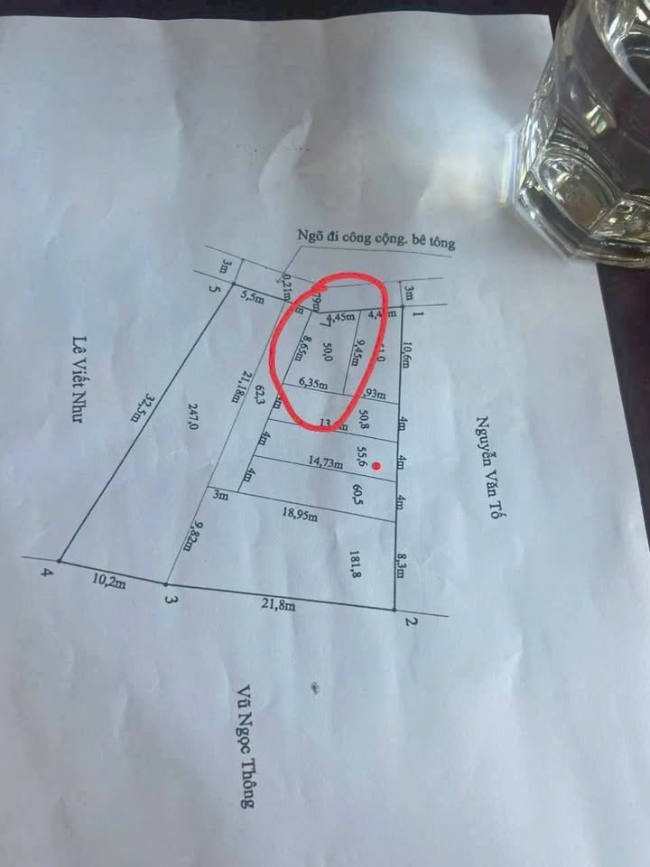 Đất lô góc 62m² An Đồng, An Dương giá 1.6 tỷ - Ô tô vào tận nơi!