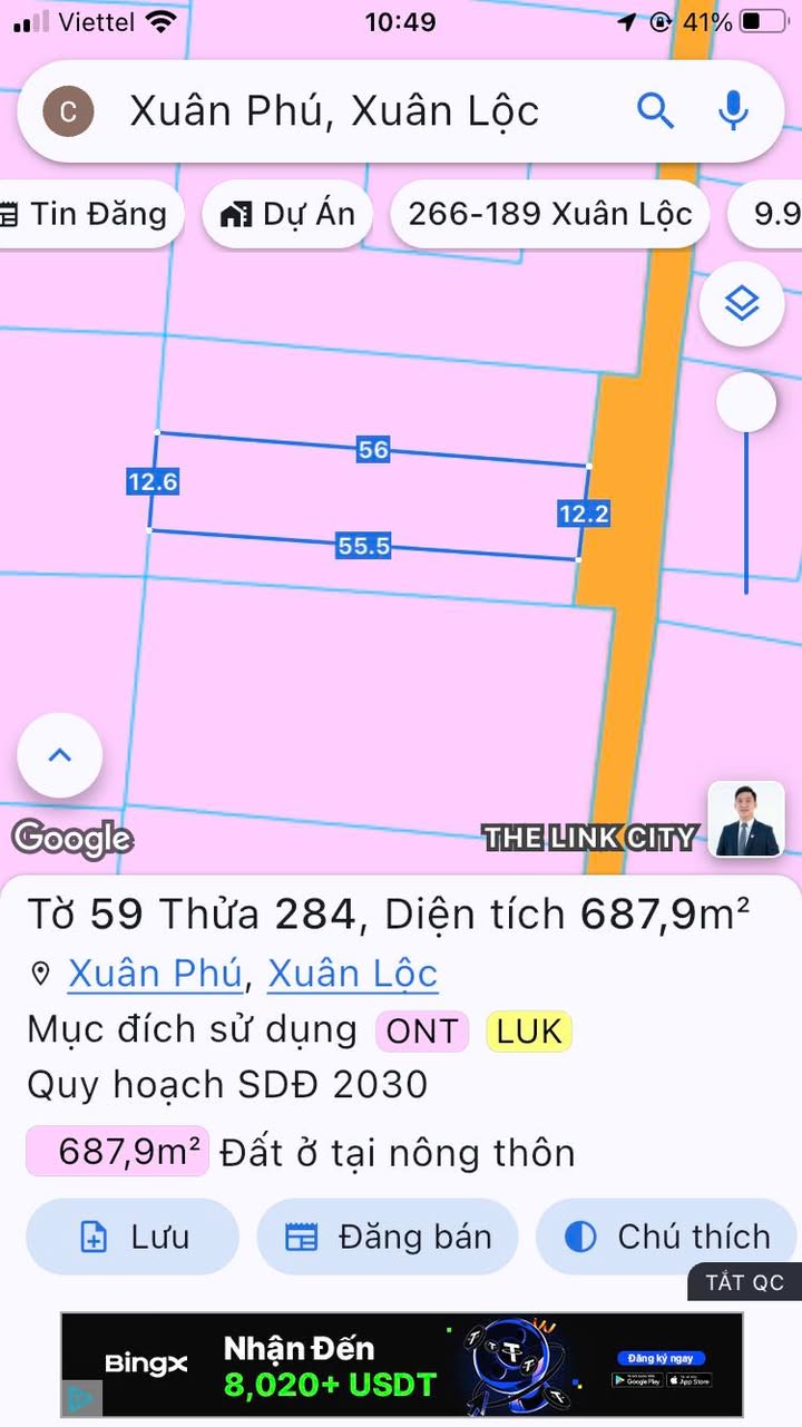 Đất thổ cư Xuân Phú Đồng Nai 672m² giá 1.5 tỷ - Đầu tư sinh lời ngay!
