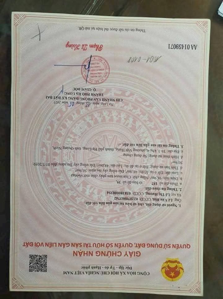 Đất nền Ngõ 6 Việt Hưng 99m² giá 900 triệu - Sẵn sổ công chứng ngay!