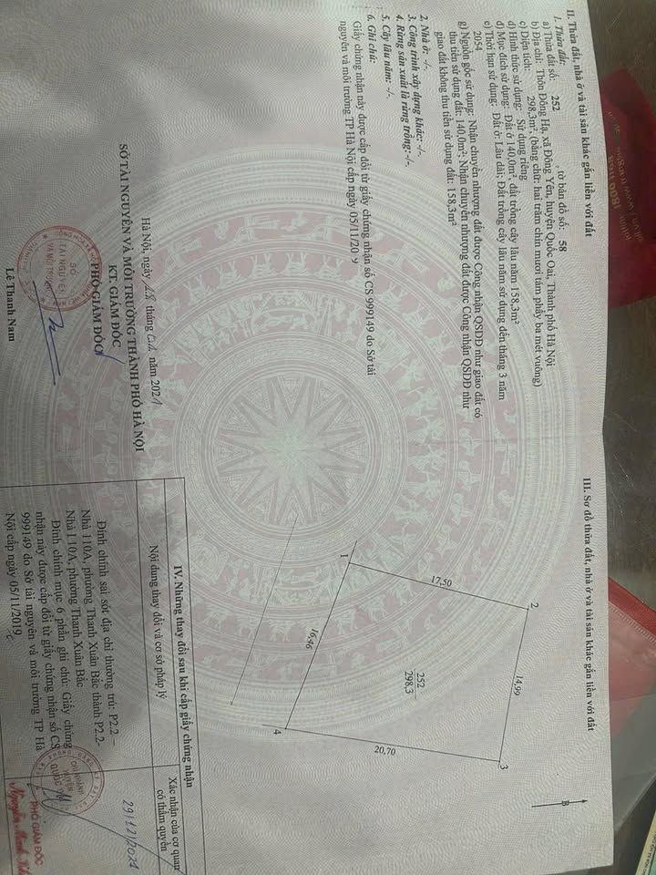 Đất nền Đông Yên Quốc Oai 298m² - Cơ hội vàng cho nhà đầu tư!