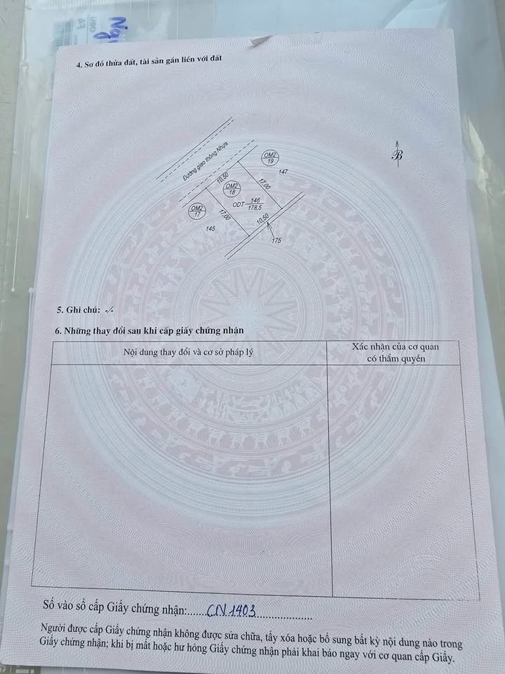 Đất dự án TDP 4 - Bắc Lý 178.5m² giá 2.5 tỷ - Lô góc hướng Tây Bắc