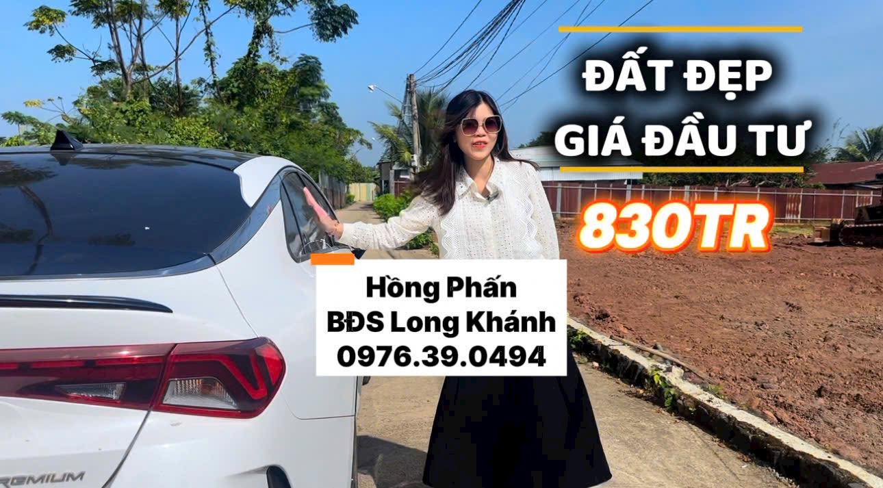Đất thổ cư Bàu Trâm, Long Khánh 107m² giá 830 triệu - Vị trí đẹp, dân cư ổn định!