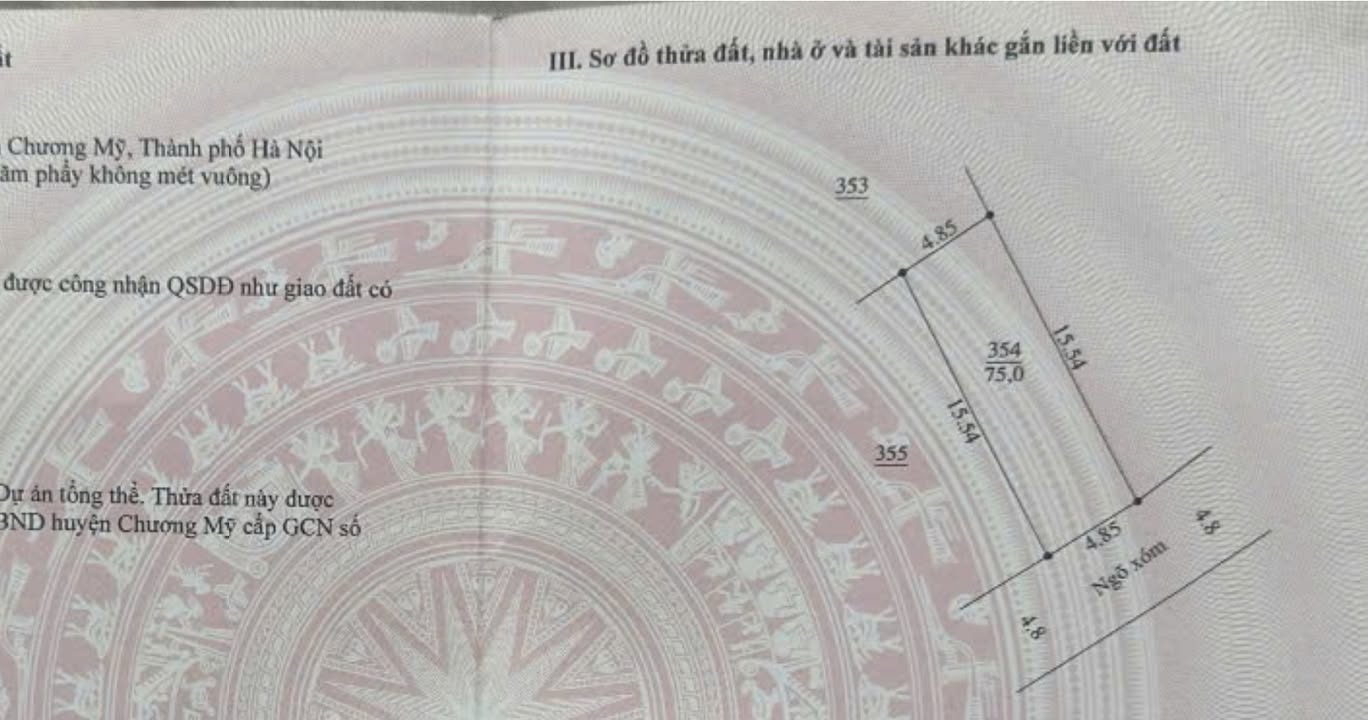 Đất nền Trần Phú, Chương Mỹ 75m² giá thỏa thuận - Khu trung tâm hành chính sầm uất!