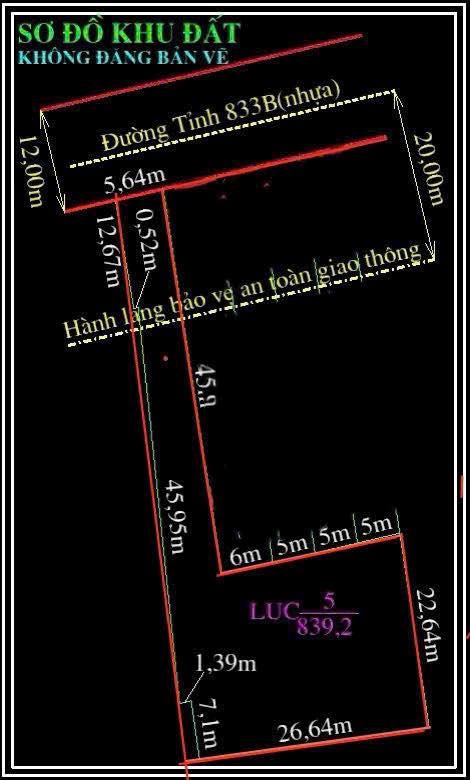 Đất thổ cư 830m² tại xã Lạc Tấn, huyện Tân Trụ - Giá chỉ 1.2 tỷ VND, cơ hội đầu tư tuyệt vời!