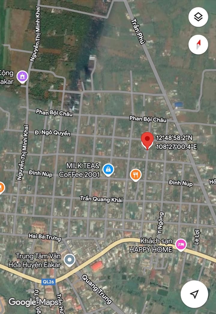 Đất nền đường Mai Hắc Đế, Ea Kar 168m² giá 1.1 tỷ - Cơ hội đầu tư hấp dẫn!