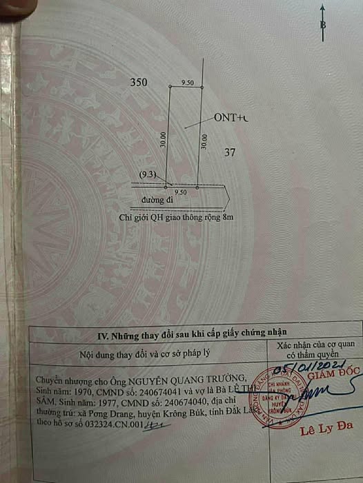 Đất nền Pơng Drang, Krông Búk 266m² giá 200 triệu - Tiềm năng đầu tư sinh lời cao!