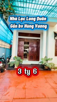 Nhà riêng hẻm 58 Lạc Long Quân 195m² giá 3.6 tỷ - Mới đẹp, đầy đủ công năng!