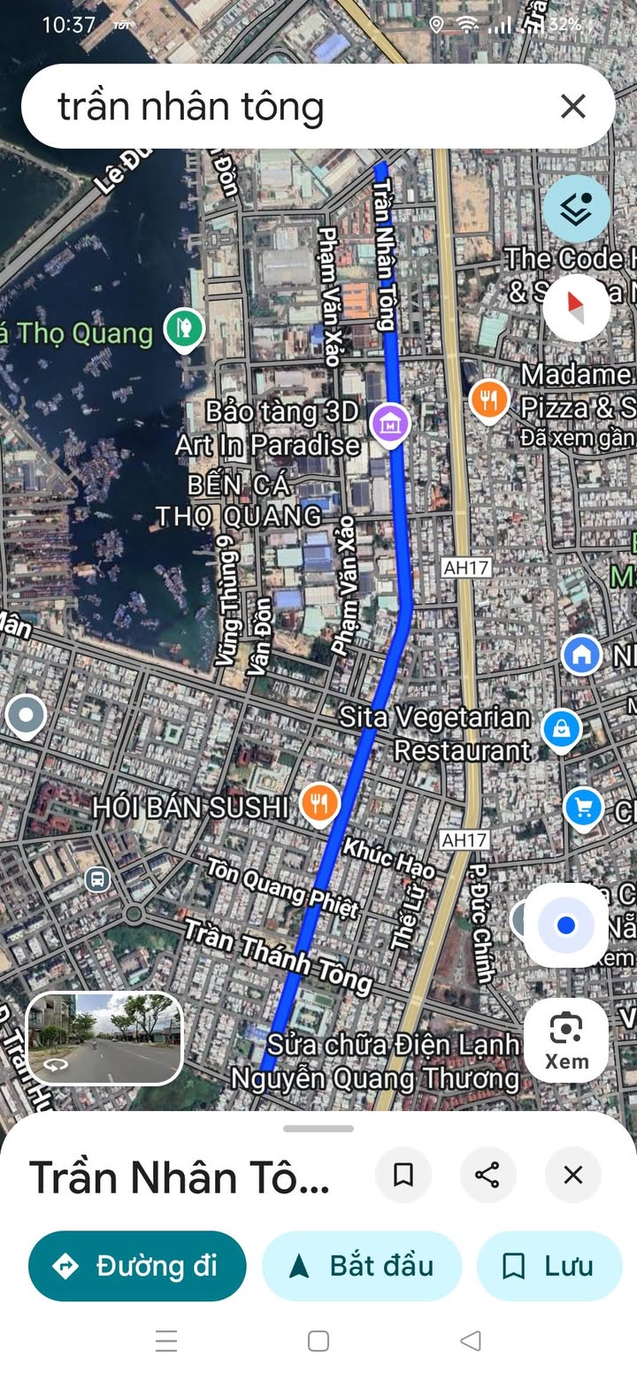 Đất 2 mặt tiền Trần Nhân Tông, Sơn Trà, Đà Nẵng 112m² - Đầu tư sinh lời ngay!