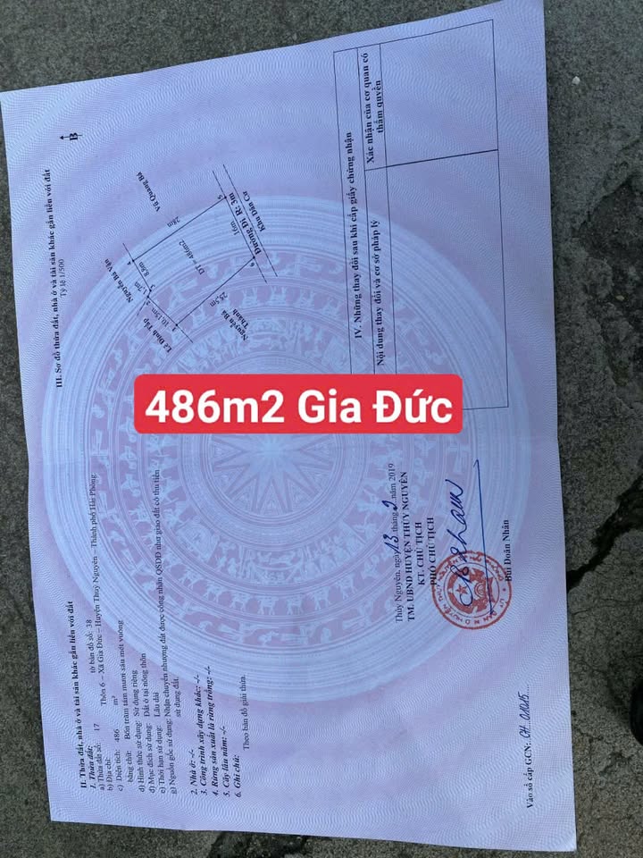 Đất thổ cư Bạch Đằng, Hải Phòng 486m² - Không lỗi phong thủy, ô tô vào tận nơi!