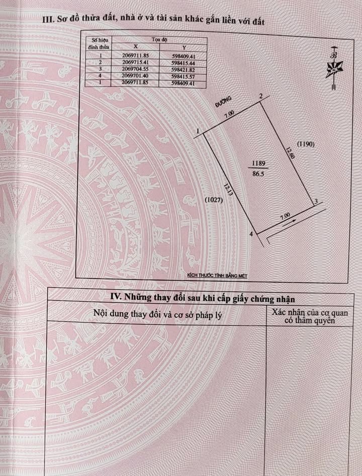 Lô đất Nghi Phú 86.5m² giá 4 tỷ - Cơ hội vàng cho đầu tư!