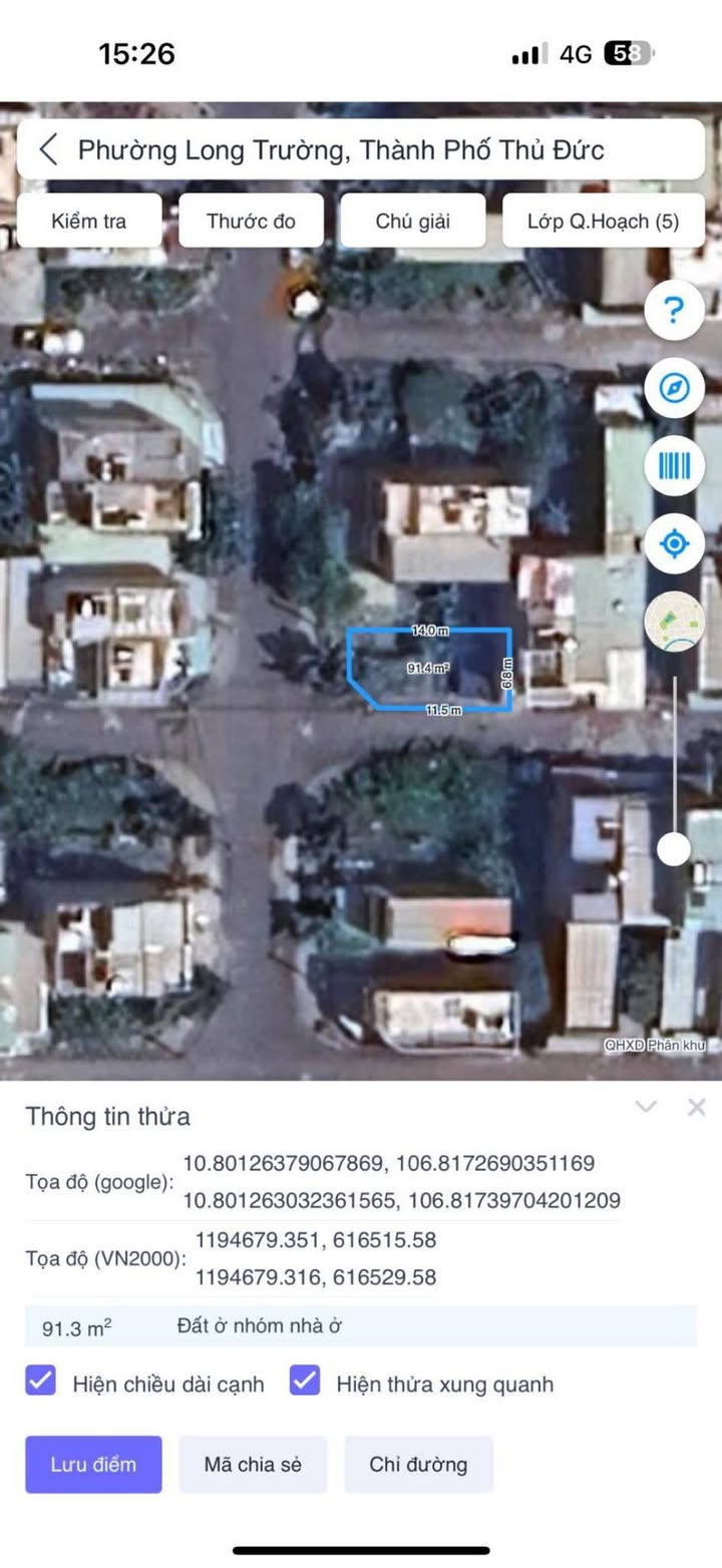 Đất nền Thủ Đức 91m² giá 4.65 tỷ - Chốt nhanh lô đất đắc địa!