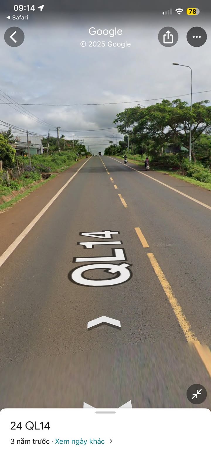 Đất nền mặt tiền Quốc lộ 14A, thị trấn Chư Sê 792m² - Đầu tư sinh lời tiềm năng!