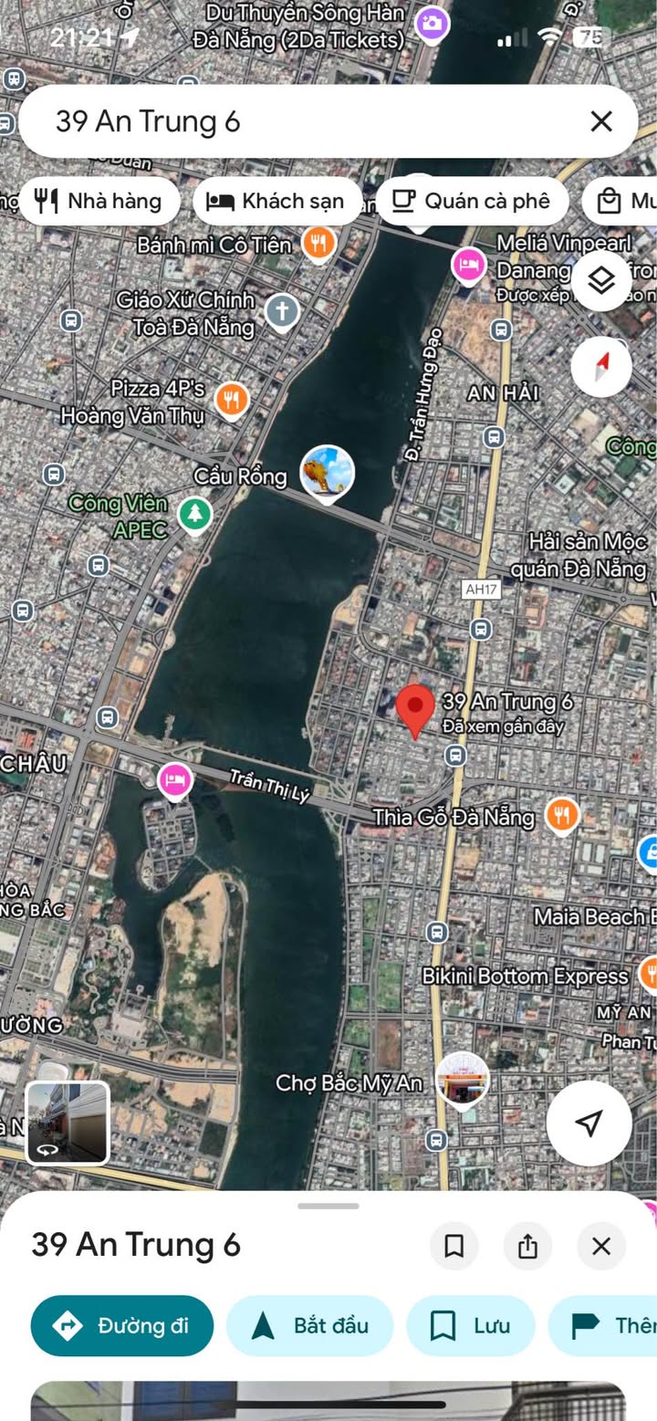 Bán nhà mặt phố An Trung 6, Đà Nẵng 55,2m² - Vị trí vàng gần biển