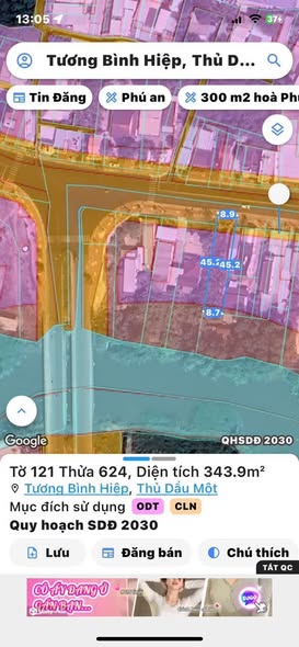 Đất nền mặt tiền Lê Chí Dân, Tương Bình Hiệp 344m² giá 8 tỷ - Vị trí VIP thuận lợi!