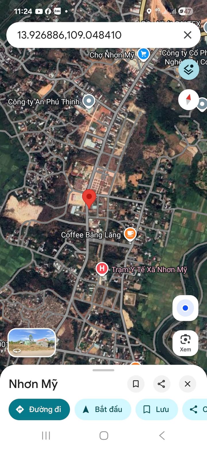 Đất nền Nhơn Mỹ, An Nhơn 126m² giá 1.1 tỷ - Vị trí trung tâm gần trường học!