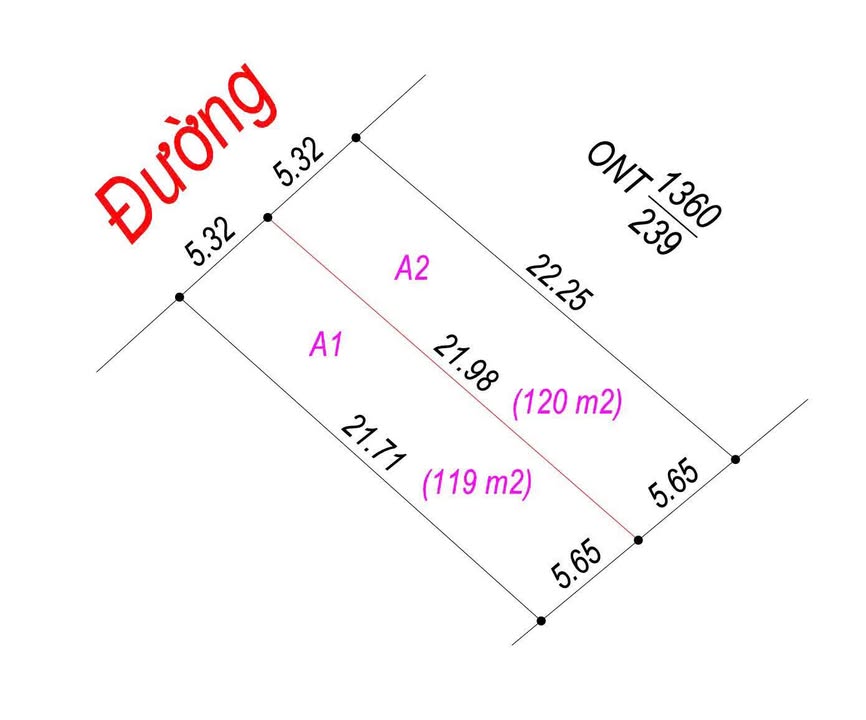 Đất nền Xóm 8 Nghi Phong, Vinh 119m² - Vị trí đắc địa, giá thỏa thuận!