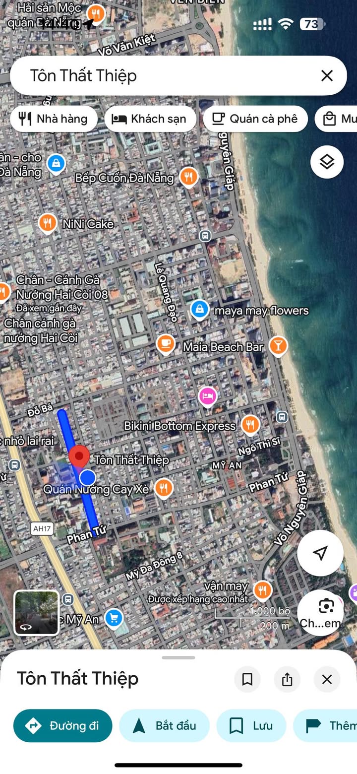 Đất nền đẹp mặt tiền Tôn Thất Thiệp, quận Ngũ Hành Sơn, 60m² giá 8 tỷ - Đầu tư sinh lời ngay!