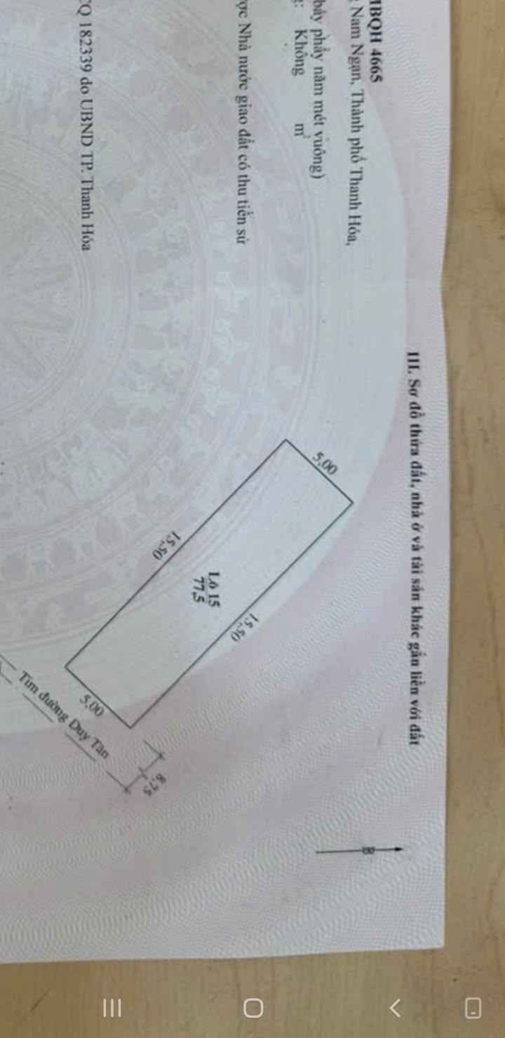 Đất nền Duy Tân, phường Hàm Rồng 78m² giá 3.x tỷ - Sổ đỏ chính chủ, đầu tư sinh lời!