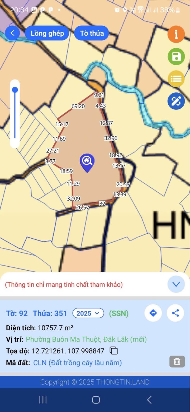 Đất nền Phường Buôn Ma Thuột 1.1ha giá 495 triệu - Cơ hội đầu tư không thể bỏ lỡ!