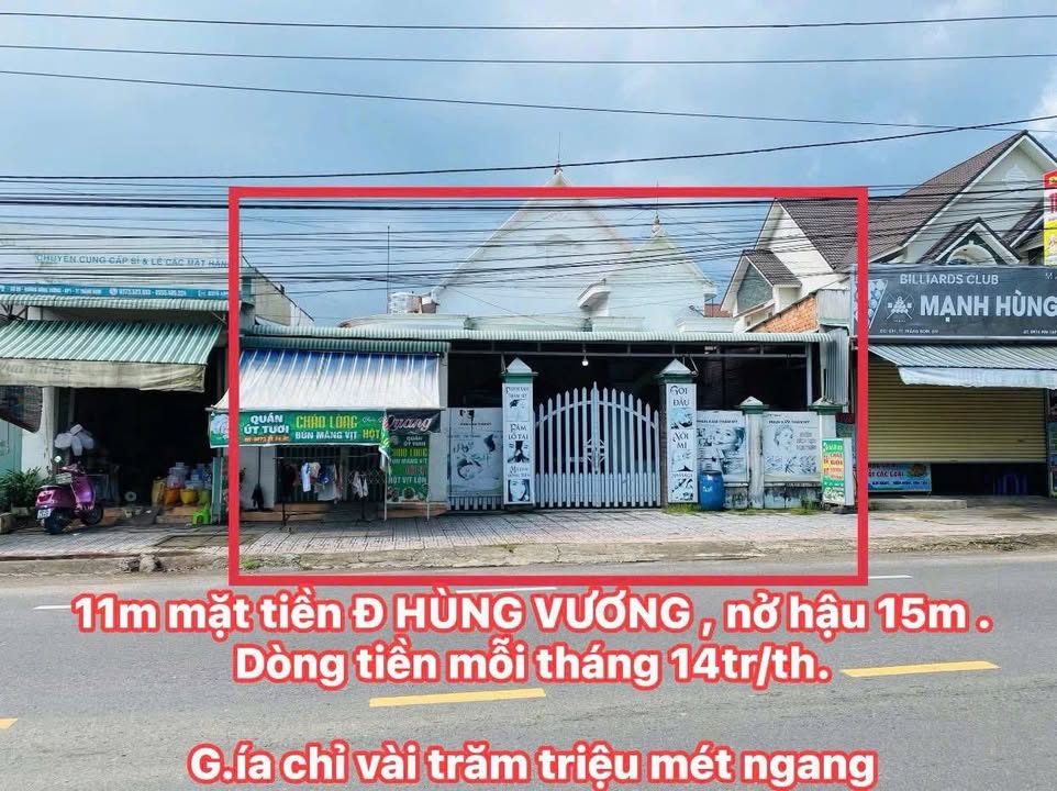 Bán nhà mặt tiền Hùng Vương Trảng Bom 341m² giá 2.079 tỷ - Đầu tư sinh lời ngay!