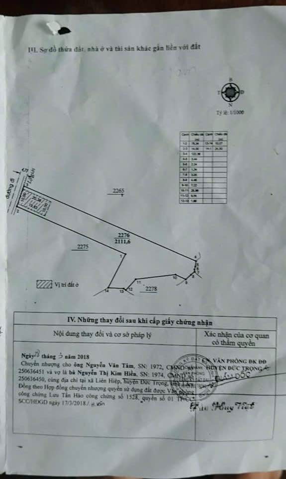 Đất thổ cư Hiệp Thạnh Lâm Đồng 1500m² giá 2 tỷ - Đầu tư sinh lời ngay!