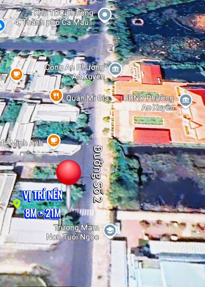 Đất nền thổ cư An Xuyên Cà Mau 168m² giá 3.1 tỷ - Vị trí đắc địa, tiện nghi đầy đủ!