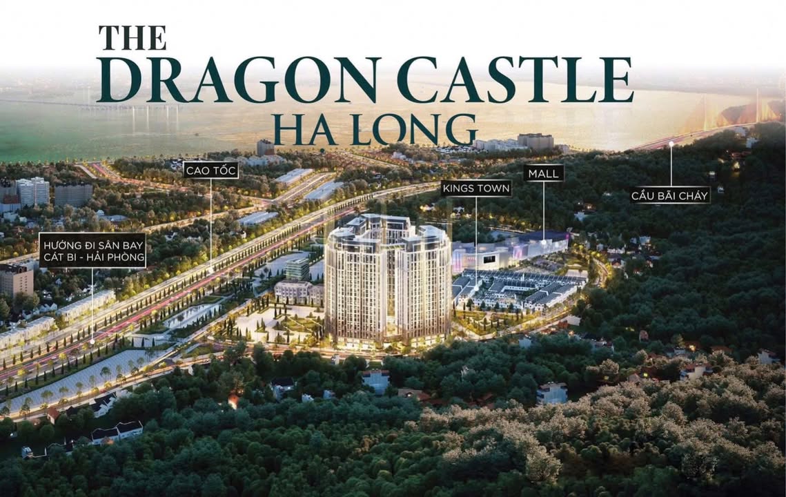 Căn hộ Dragon Castle Hạ Long 74m² giá 2.42 tỷ - View đẹp, full nội thất!