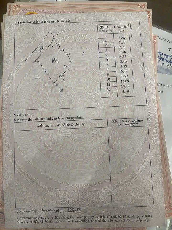 Đất nền Vạn Phái, Phổ Yên 220m² giá 500 triệu - Sổ đỏ chính chủ, công chứng trong ngày!