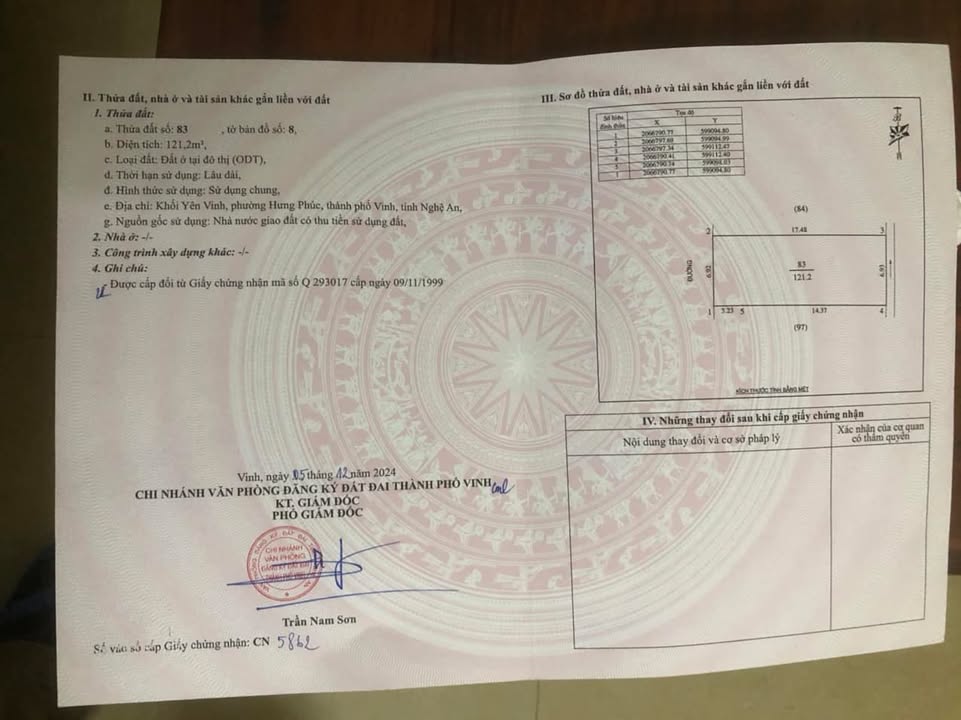 Nhà 2 tầng mặt đường Phan Kính, phường Trường Vinh 121m² giá 10 tỷ - Vị trí đắc địa, giao thông thuận lợi!