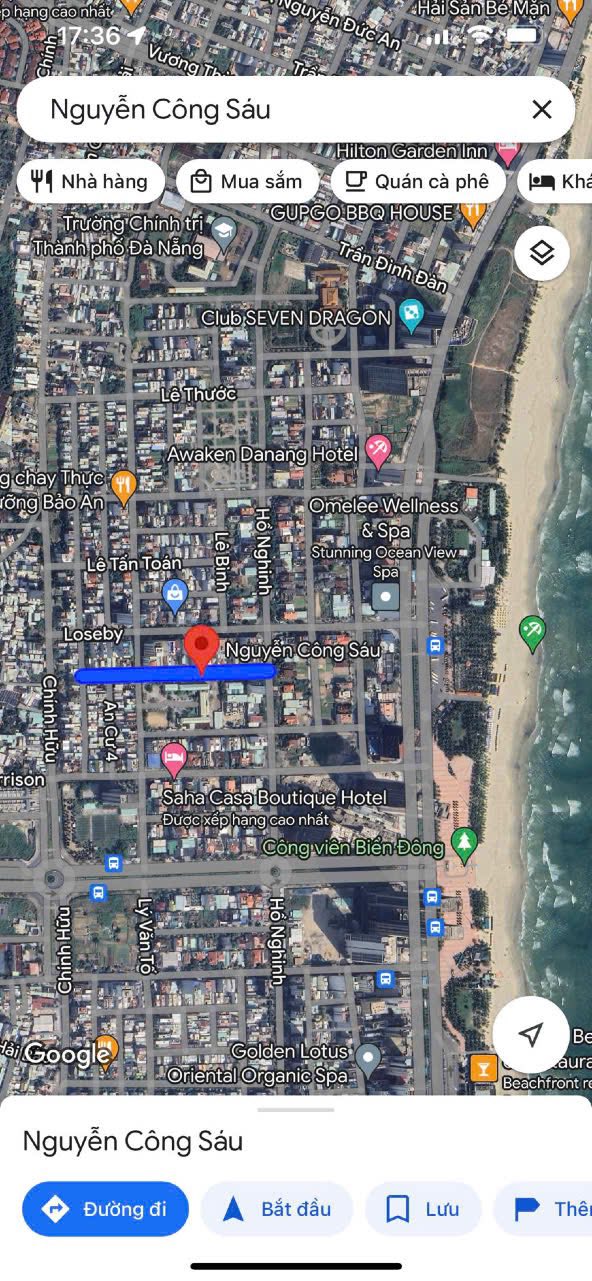 Đất biển Nguyễn Công Sáu, Sơn Trà 99m² giá 1X,X tỷ - Gần biển Mỹ Khê!