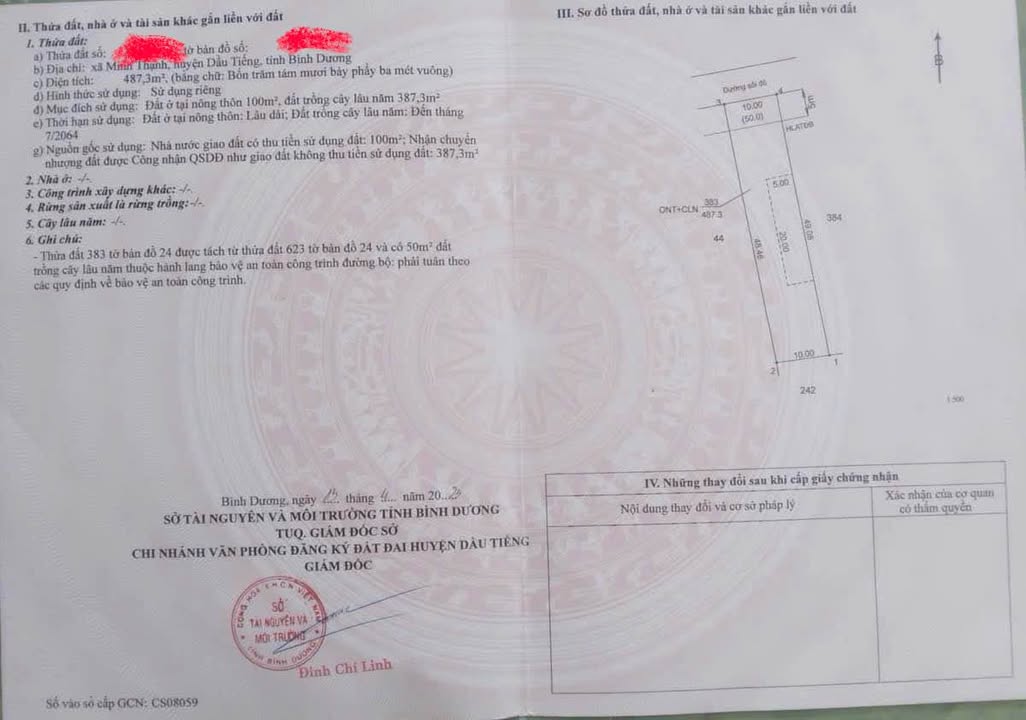 Đất nền Dầu Tiếng 490m² giá chỉ 700 triệu - Vị trí đắc địa ngay chợ!