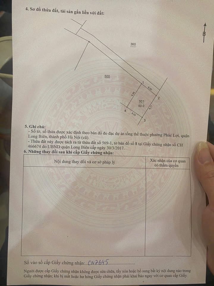 Đất nền Phúc Lợi Long Biên 50m² giá 6.5 tỷ - Cơ hội đầu tư vàng!