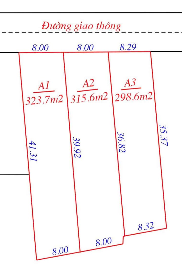 Đất nền khu phố 6, xã Đại Sơn, 323m² - Vị trí đắc địa gần khu công nghiệp!