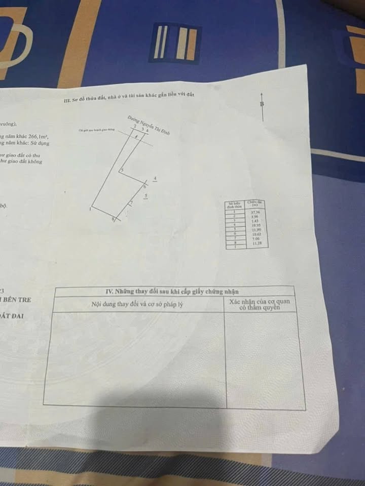 Đất nền đường Nguyễn Thị Định, Phú Hưng, Bến Tre 316m² giá 3.2 tỷ - Cơ hội đầu tư hấp dẫn!
