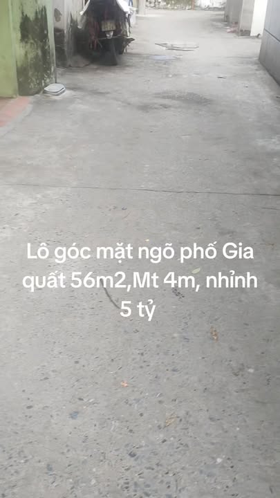Đất lô góc Gia Quất Long Biên 56m² giá 5 tỷ - Cơ hội đầu tư hiếm có!